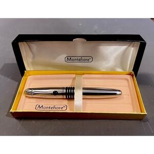 Montefiore Luxury Writing Pen – Chrome Finish W/Original Gift Box